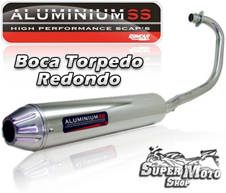 Escape Aluminium SS Cromado Redondo - Flash 150