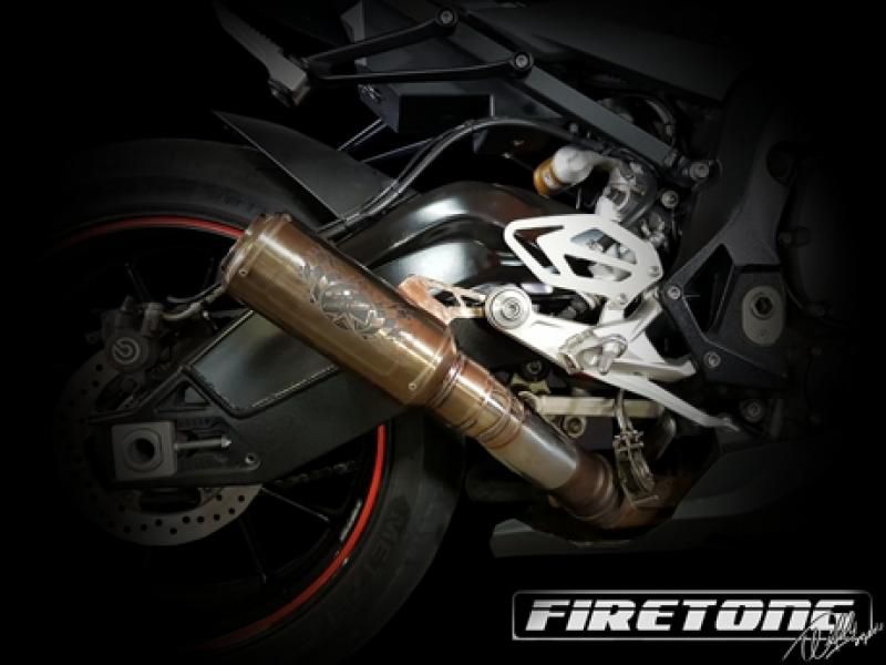 Escape / Ponteira Firetong Flame II em Inox - Z-1000 ano 2010 até 2013 - Kawasaki