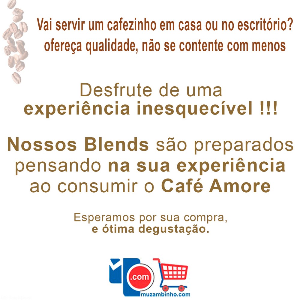 Café Especial Artesanal Gourmet Amore - 500gr em Grãos