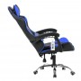 Cadeira gamer reclinável em 120° com ajuste lombar azul V705
