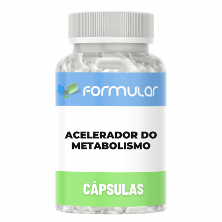 Acelerador do metabolismo - Cápsulas - Piperina +  Gengibre + Capsiate + Chá verde + Citrus aurantium