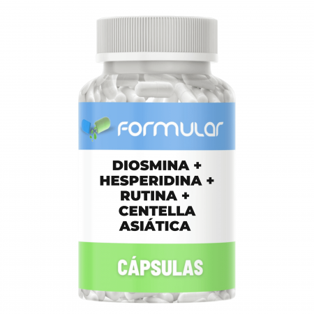Diosmina + Hesperidina + Rutina + Centella Asiática - Cápsulas