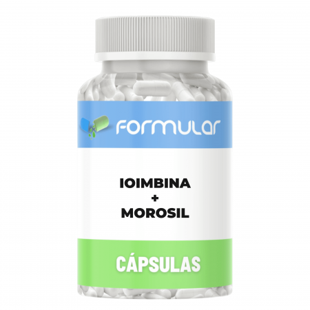 Ioimbina 5Mg + Morosil 300Mg - Cápsulas - Queima Gordura Localizada