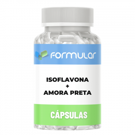 Isoflavona 80Mg + Amora Preta 100Mg - 30 Cápsulas