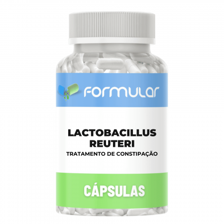 Lactobacillus Reuteri 1 bilhão - Cápsulas - Tratamento de Constipação