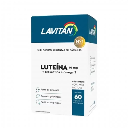 Lavitan Luteína + Zeaxantina + Omega 3 60 Cápsulas