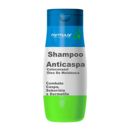 Shampoo Anticaspa - Cetoconazol E Óleo De Melaleuca - 100Ml