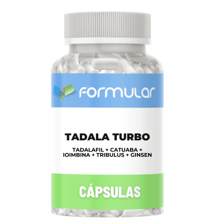 Tadalafil + Catuaba + Ioimbina + Tribulus + Ginseng (TADALA TURBO)