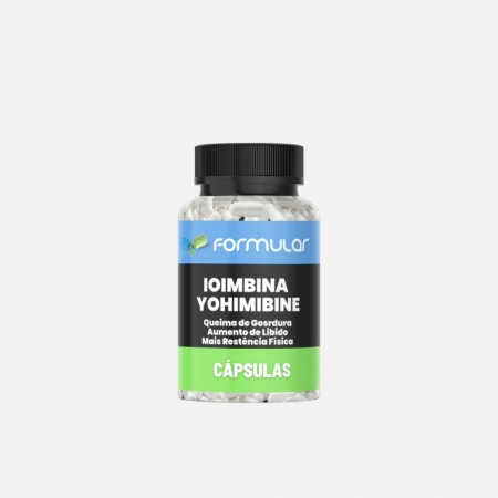 Yohimibine - 10Mg - Cápsulas - Queima Gordura - Ioimbina -