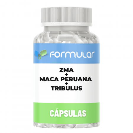 Zma + Maca Peruana + Tribulus - Cápsulas - Aumentar a Massa Muscular