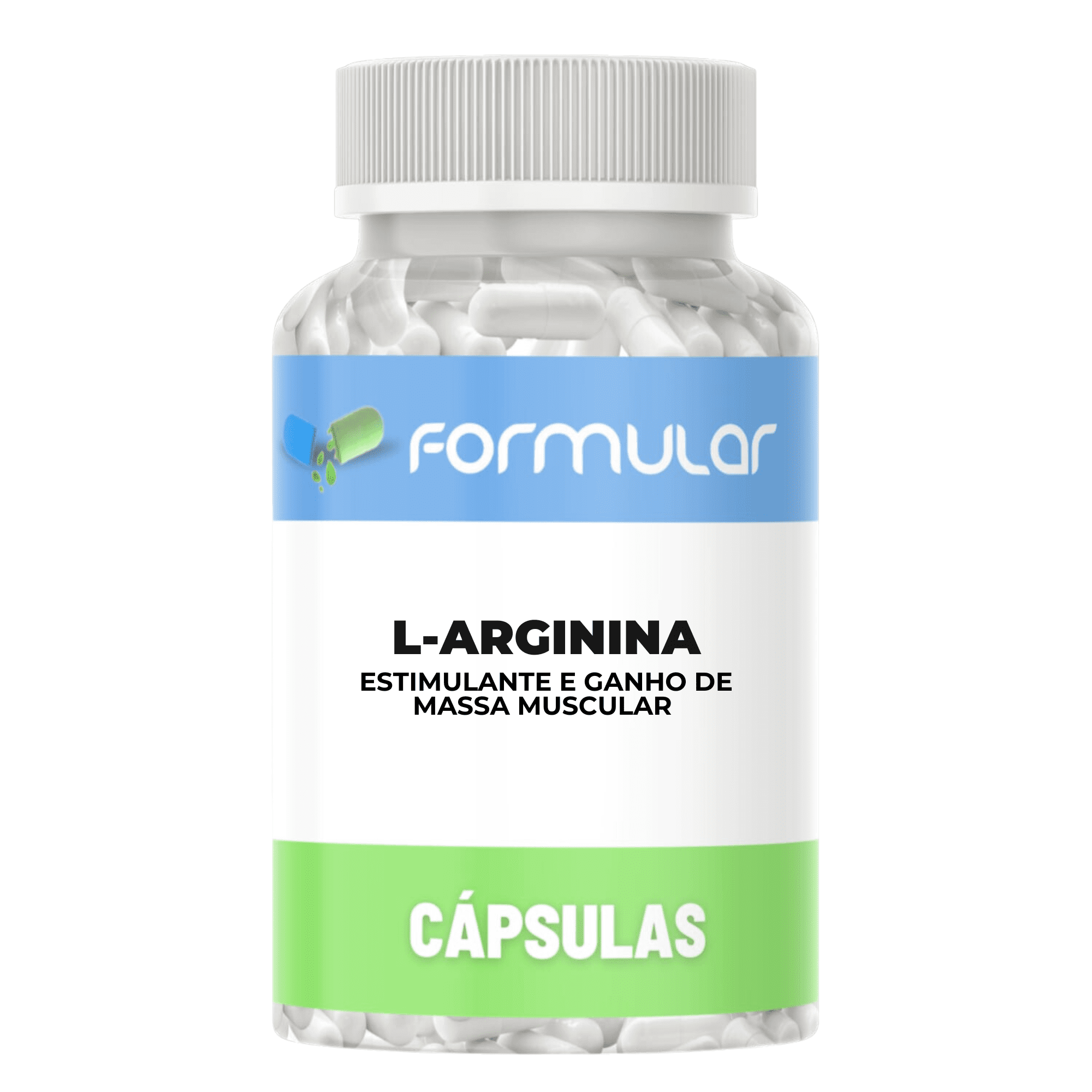 Arginina Cloridrato 1000Mg(1G) - 60 Cápsulas- L-Arginina