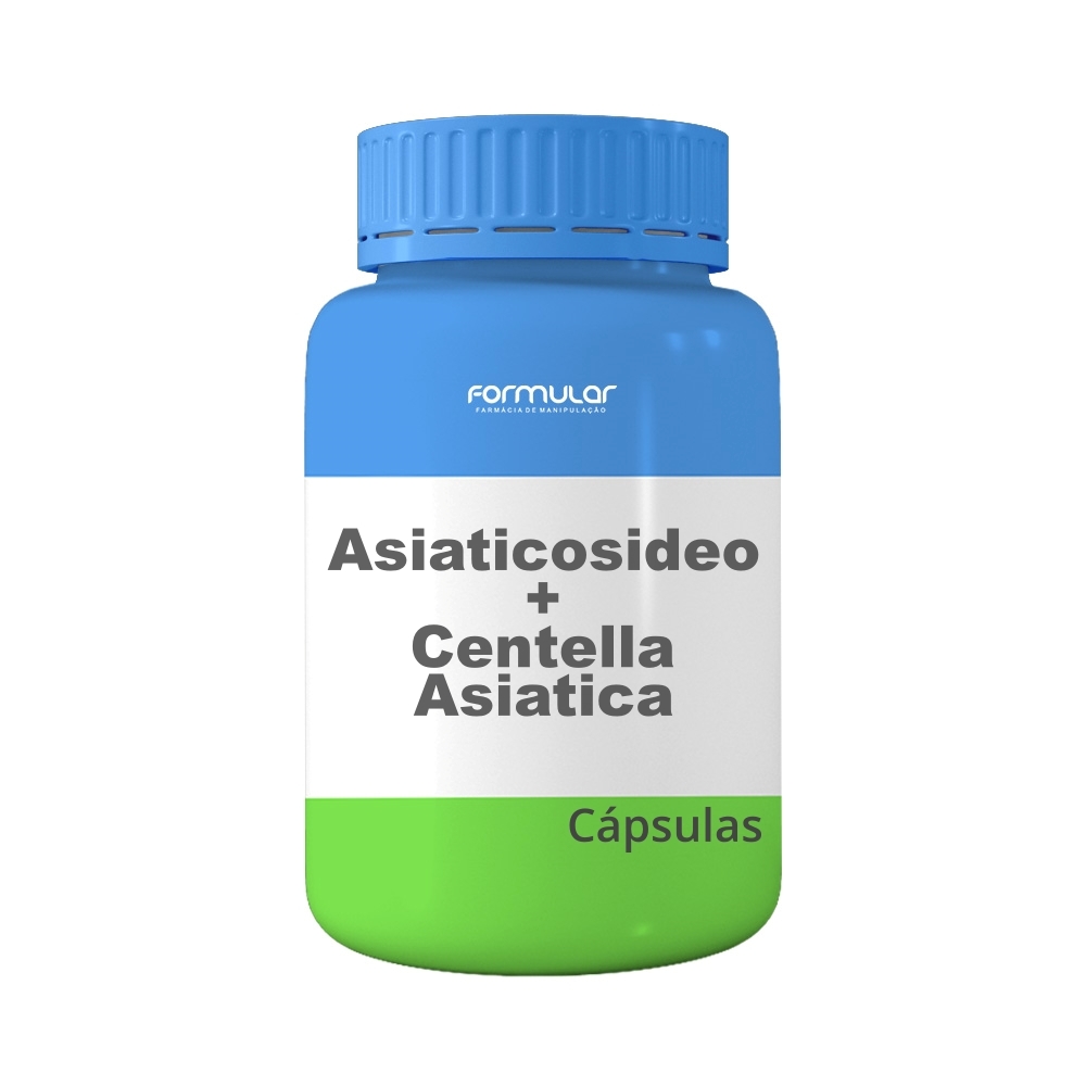 Asiaticosideo 10Mg + Centella Asiatica 300Mg  - 60Cápsulas