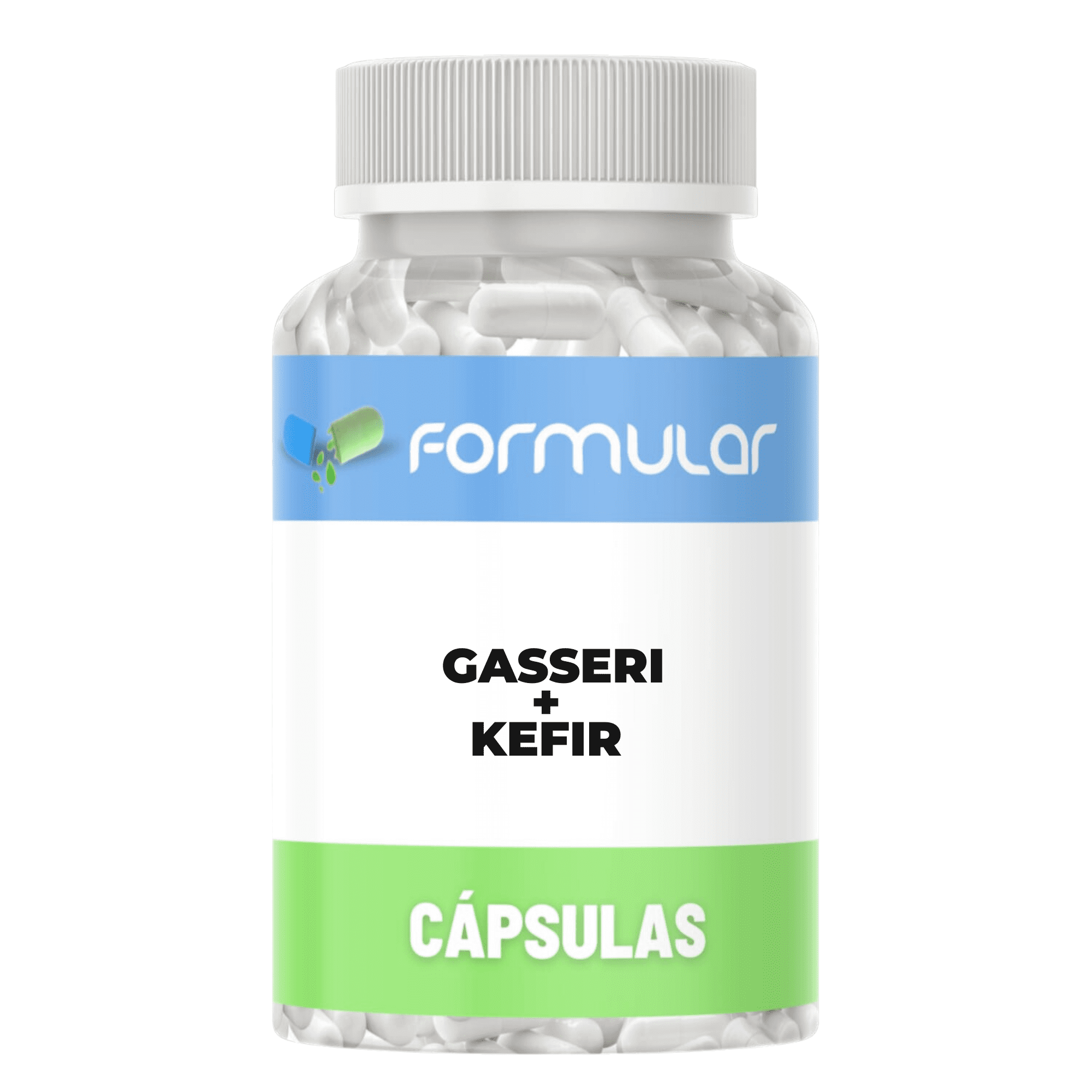 Gasseri + Kefir (Lactobacillus) - 5 Bilhões de cada - Flora Saudável