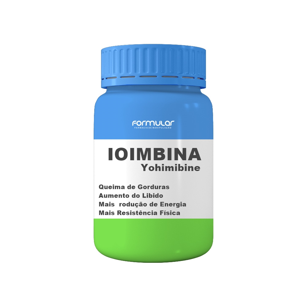 Ioimbina - Yohimibine - 10Mg - Cápsulas - Queima Gordura