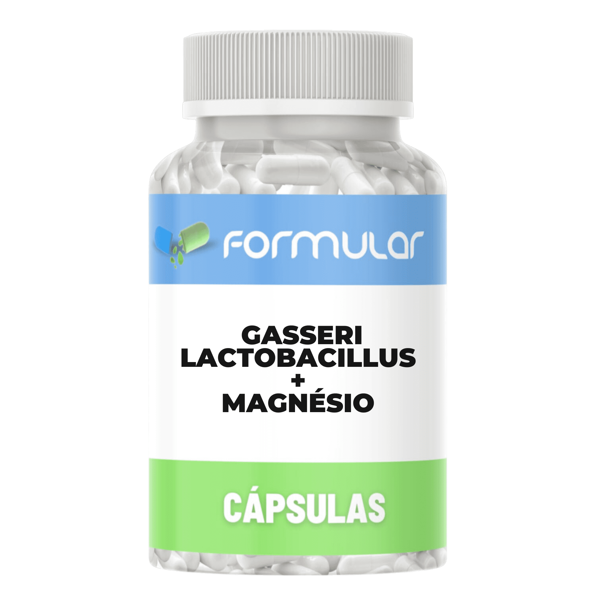Lactobacillus Gasseri 12 Bilhões + Magnésio 350mg -  Cápsulas