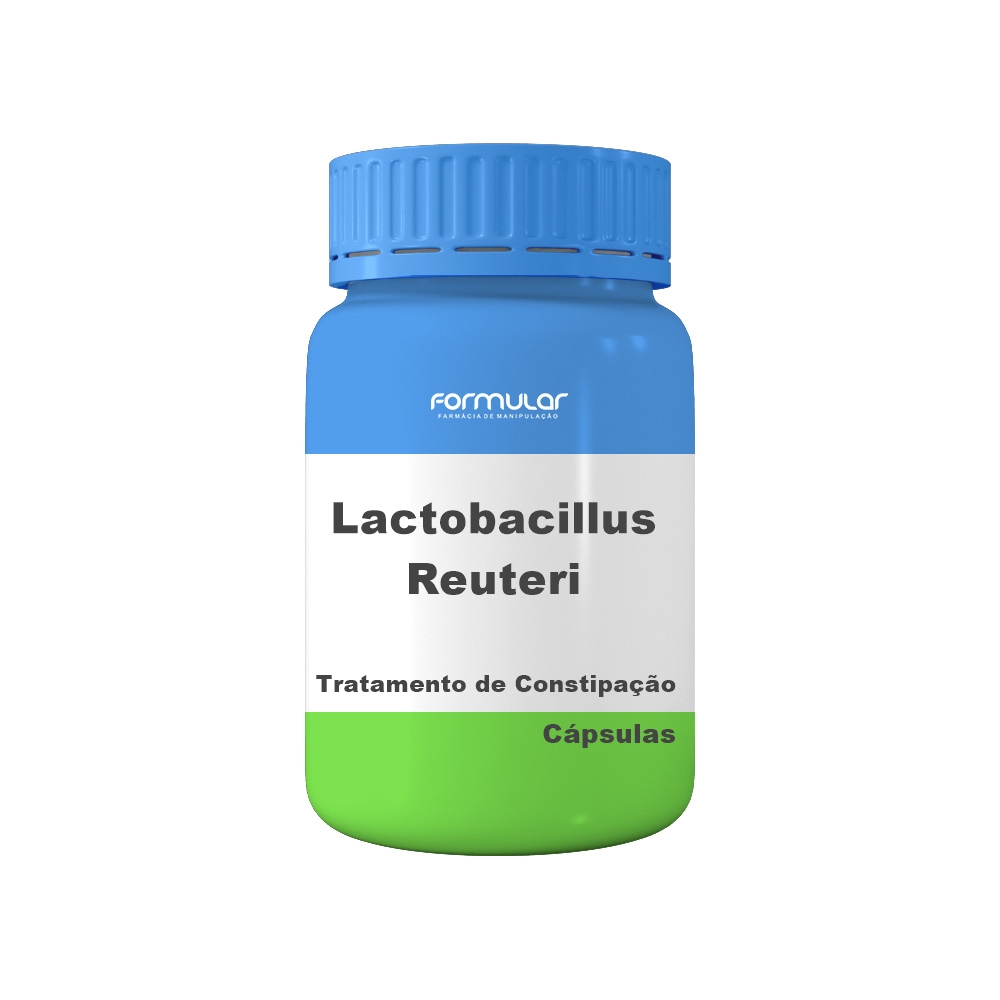 Lactobacillus Reuteri 2 bilhões - Cápsulas - Tratamento de Constipação