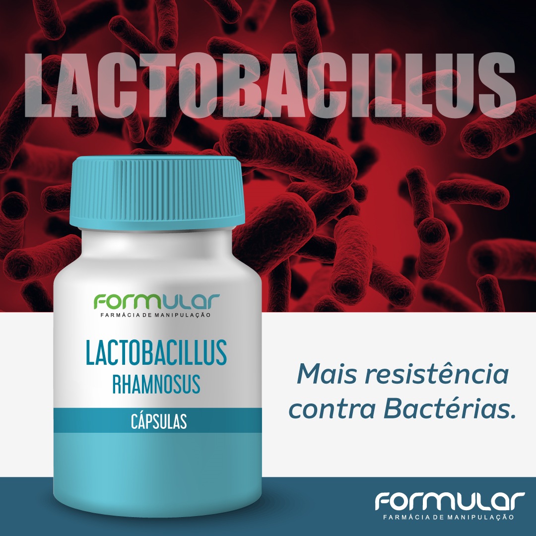Lactobacillus Rhamnosus 5 bilhões - Cápsulas