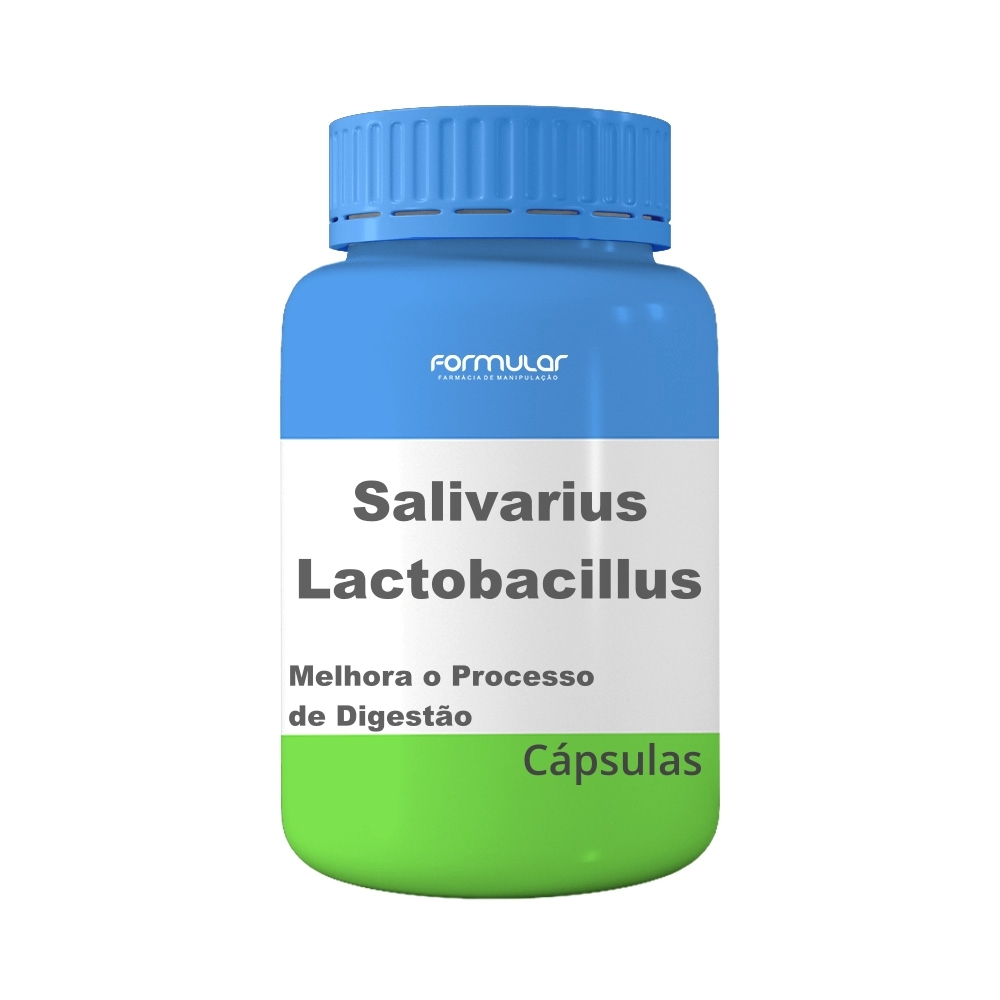 Lactobacillus salivarius 1 Bilhão - Cápsulas - Aumenta a imunidade