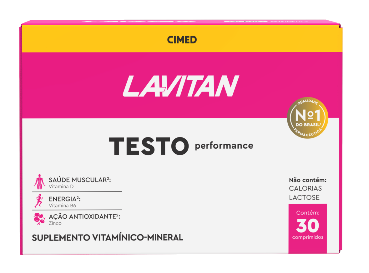 Lavitan Testo Feminino - 30 Comp. - Performance
