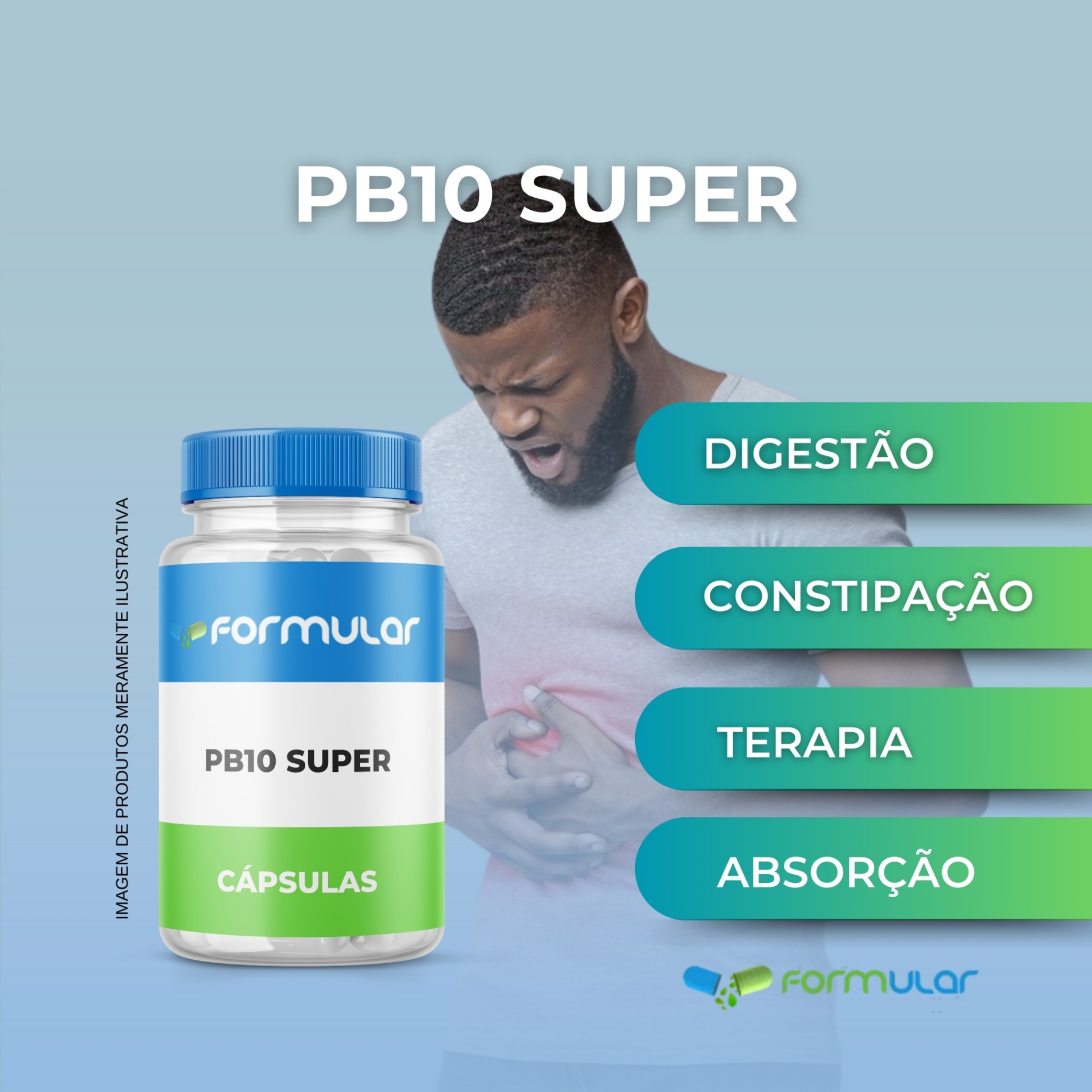 PB10 Super: Potência Máxima em Probióticos - 20 Bilhões