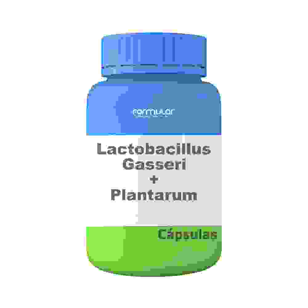 Probióticos Gasseri + Plantarum 2 Bilhões de Cada - Cápsulas - Lactobacillus