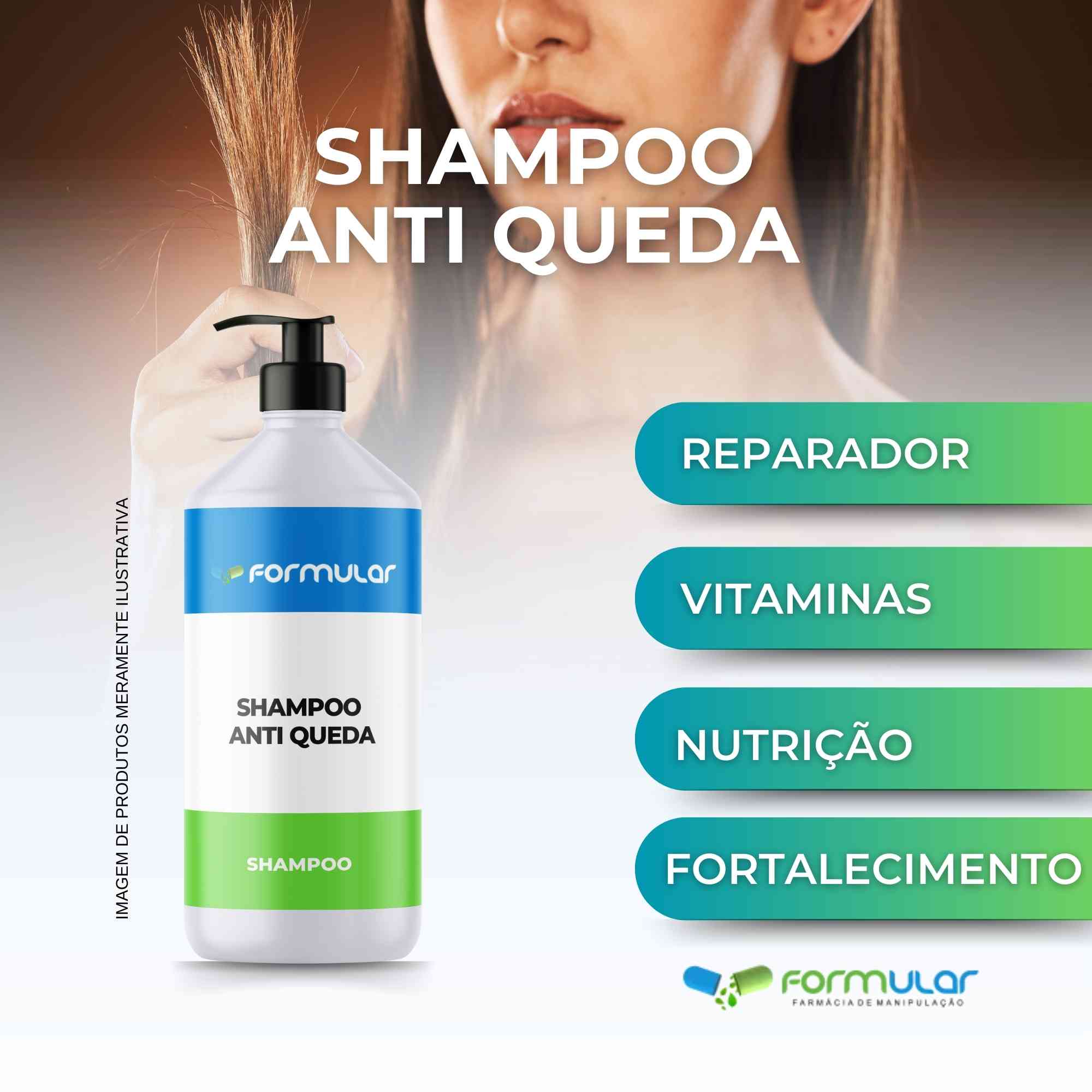 Shampoo Anti Queda Com Auxina Tricogena - 200Ml