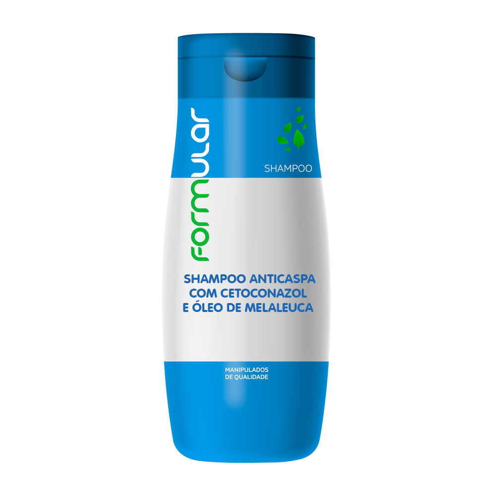 Shampoo Anticaspa - Cetoconazol E Óleo De Melaleuca - 100Ml