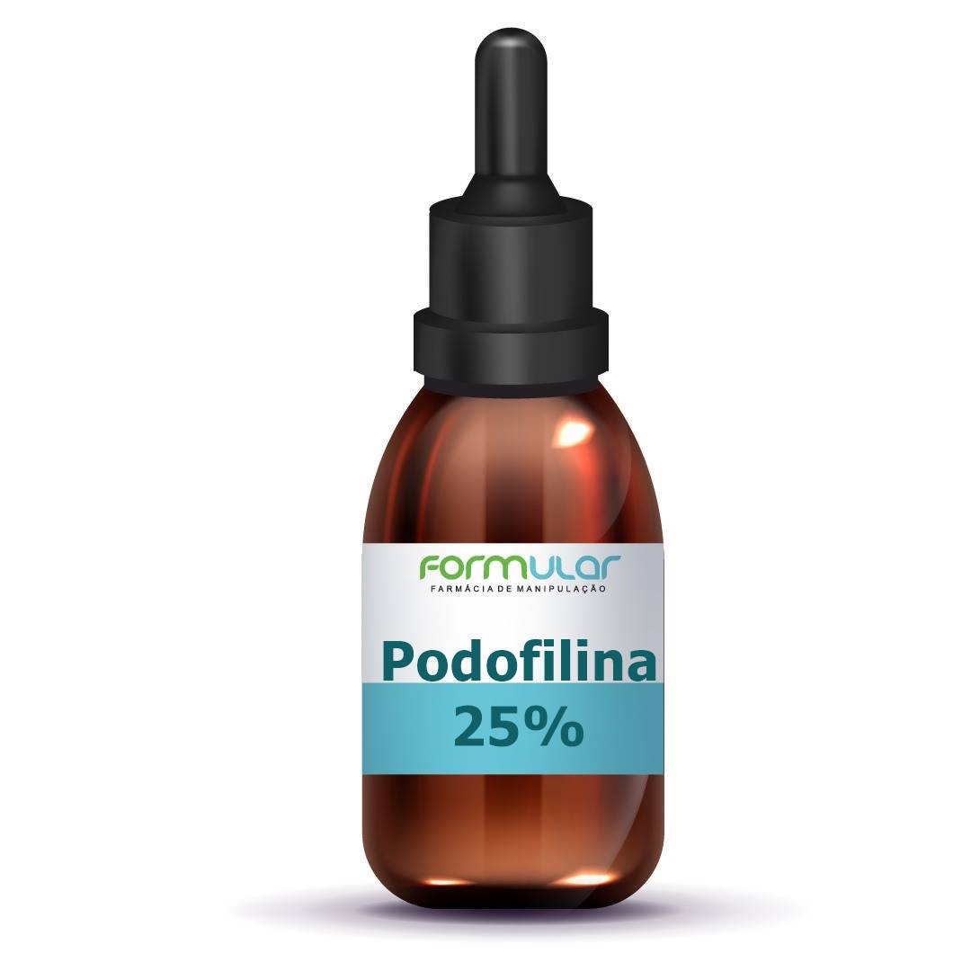 Tratamento Verrugas HPV - 12 ML - Liquida - Podofilina 25%