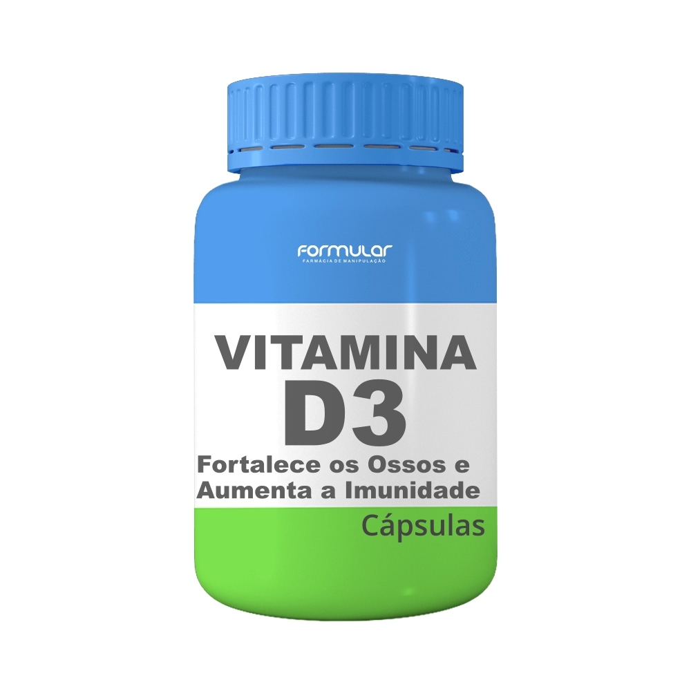Vitamina D3 20.000UI - Capsulas - Reforça seu sistema imunológico -