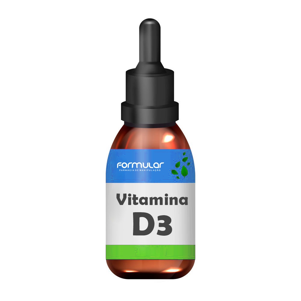 Vitamina D3 50.000Ui = 10 Gotas - Colecalciferol - Ossos Fortes