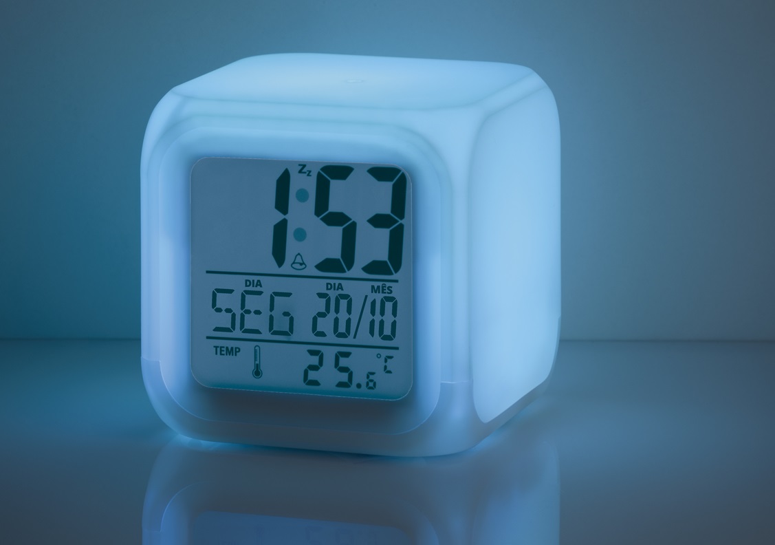 Sensor Temperatura Do Ambiente Relogio Luz Emergência Alarme Calendario  - HARDFAST INFORMÁTICA