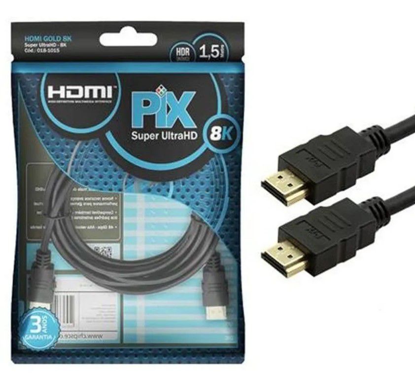 Cabo Hdmi 2.1 8k Ultra Hd Hdr 48gbps 1.5M Monster WLXY TOP Favix  - HARDFAST INFORMÁTICA