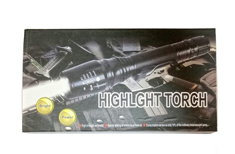 Lanterna Tática Led 16500W 2x Baterias Carregador Sinalizador - HARDFAST INFORMÁTICA