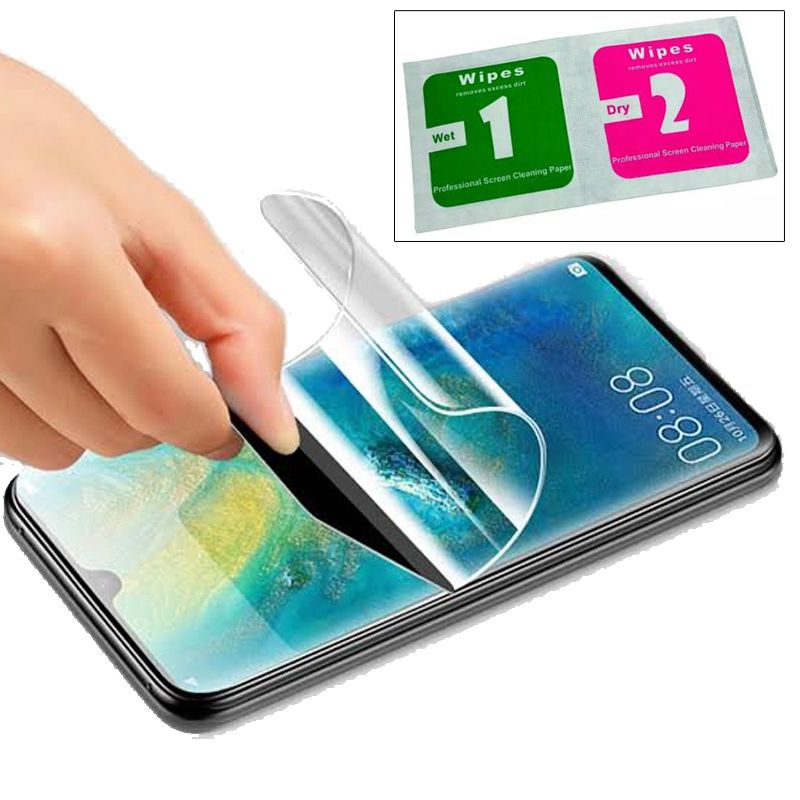 Pelicula Redmi Note 10 Xiaomi Gel Silicone não atrapalha Touch + Kit aplicação limpeza  - HARDFAST INFORMÁTICA