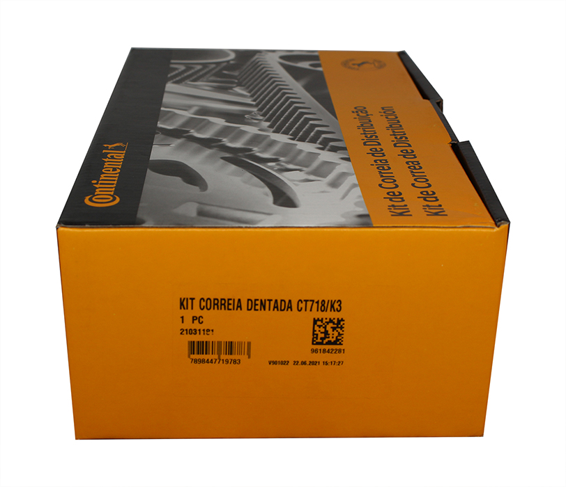 Kit Correia Dentada+tensor Citroen C3 1.4 8v  Original  CT718K3  - SONNIC PARTS