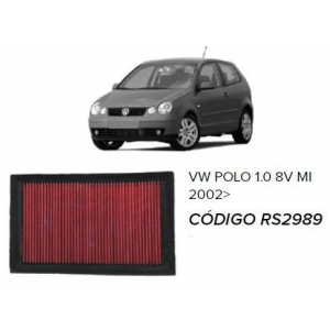 Filtro Ar Esportivo In Box Gol / Fox / Parati / Polo / Audi