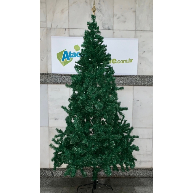 Árvore Natal Pinheiro Dinamarca 2,40m 1198G + Ponteira Magizi