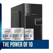 Computador Home Office Intel Core i3 10ª Geração 10100, Ssd 480GB, 4GB DDR4, Gabinete ATX