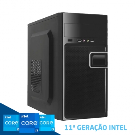 Computador Home Office Intel Core i7 11ª Geração 11700, SSD 240GB, 8GB DDR4, Gabinete ATX