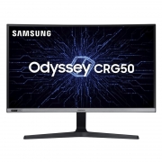 Monitor Gamer Curvo 27" Samsung Odyssey - Tela curva Full HD, HDMI/DisplayPort, GSync, 240Hz, Inclinação Ajustável - CRG50