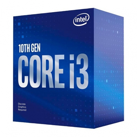 Processador Intel Core i3-10100F 3.60 GHz (4.30GHz Turbo), 4-Core 8-Thread, Cache 6MB, LGA 1200