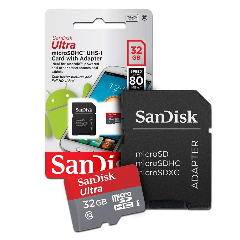 Cartão de memória SanDisk Ultra - 32GB, SDHC, Classe 10