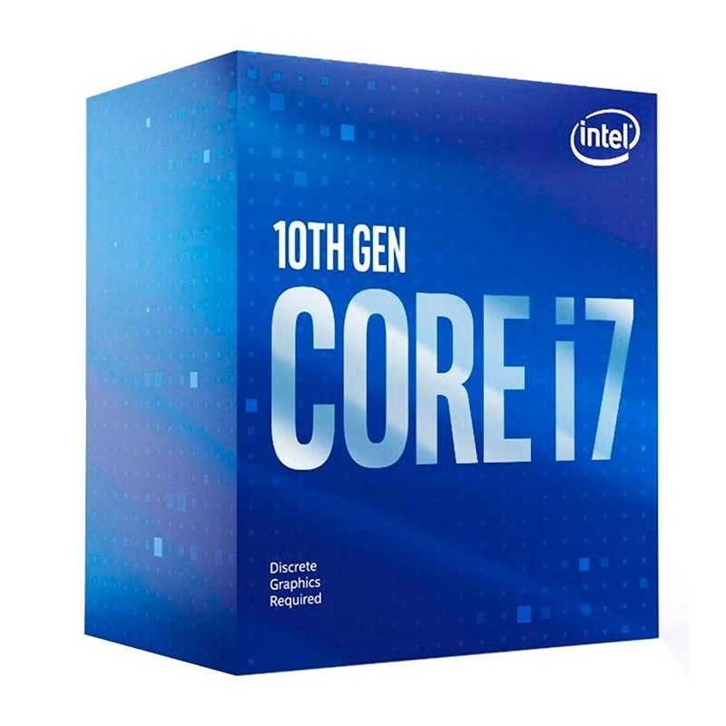 Processador Intel Core i7-10700F 2.90GHz (4.80GHz Turbo), 8-Core 16-Thread, Cache 16MB, LGA 1200, sem vídeo - BX8070110700F