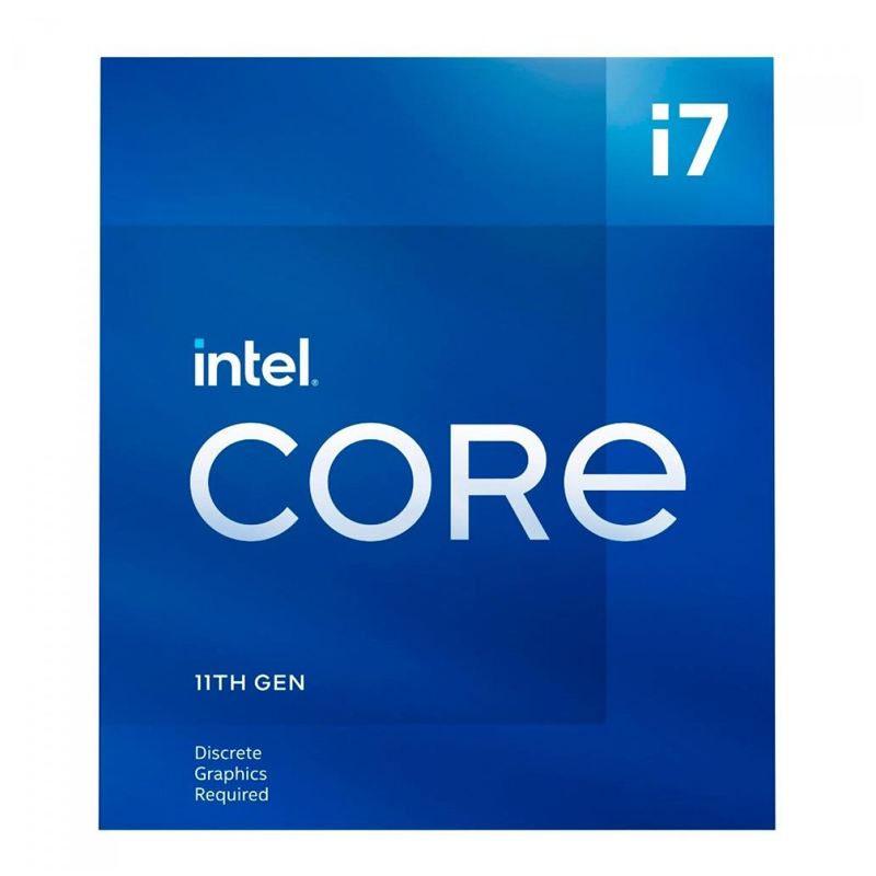 Processador Intel Core i7-11700 11ª Ger 2.5GHz (4.9GHz Turbo), 8-Core 16-Thread, Cache 16MB, LGA 1200 - BX8070811700