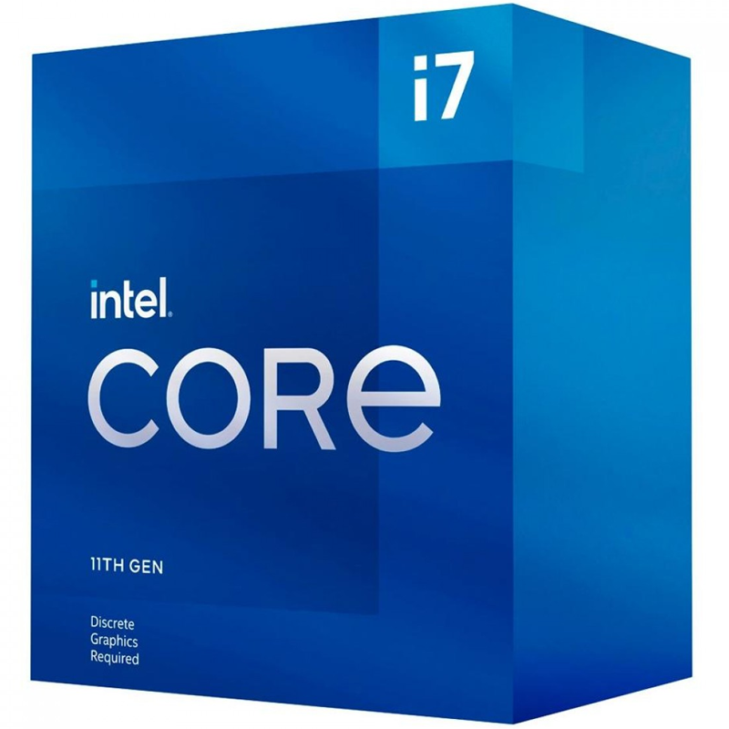 Processador Intel Core i7-11700 11ª Ger 2.5GHz (4.9GHz Turbo), 8-Core 16-Thread, Cache 16MB, LGA 1200 - BX8070811700