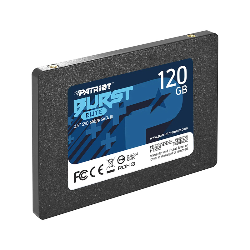 SSD 120GB 2.5" PATRIOT BURST ELITE - 450MBs/320MBs - PBE120GS25SSD