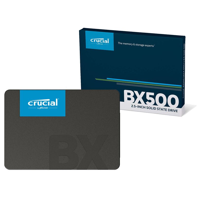 SSD  120GB 2.5" Crucial BX500 - 540MBs/500MBs - CT120BX500SSD1