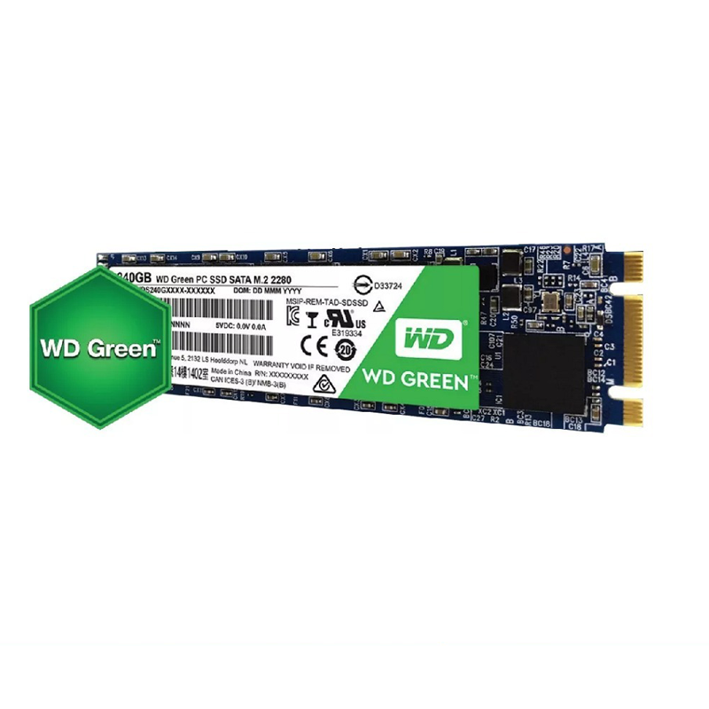 SSD 240GB M.2 SATA Western Digital Green - M2 2280 WDS240G1G0B