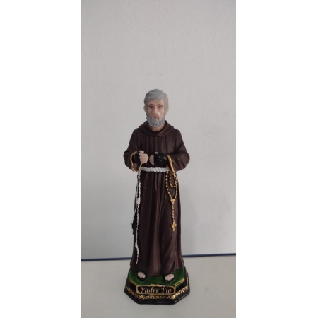 IV1094 - São Padre Pio 20cm Resina