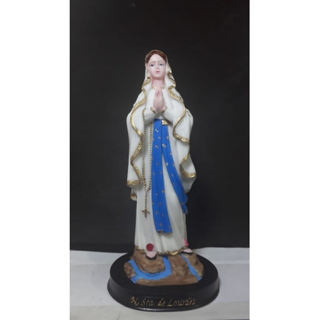IV414 - Nossa Senhora de Lourdes 20cm Resina